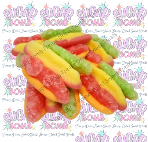 Freeze-Dried Gummi Hotdogs